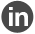 linkedin logo grey